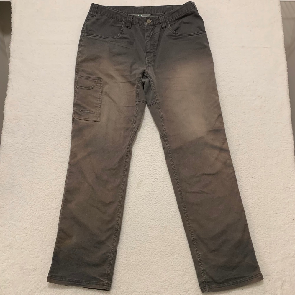 Arborwear Canvas Work Pants 36x34 (FITS 36x33) Faded Utility Rugged *HOLE* Gray - Picture 1 of 11